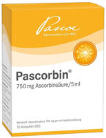 PZN-DE 00150343, Pascoe pharmazeutische Pr&auml;parate Pascorbin 750 mg Ascorbins&auml;ure /