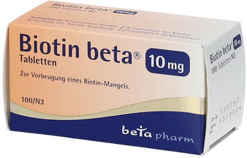 Biotin beta 10mg Tabletten (100 Stk.)