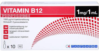 Vitamin B12 Panpharma 1000µg/ml Injektionslösung (10x1ml)