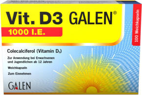 Vit. D3 Galen 1000 I.E. Weichkapseln (100 Stk.)