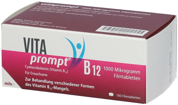 VITAprompt B12 1000 Mikrogramm Filmtabletten (100 Stk.)