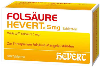 Folsäure Hevert 5mg Tabletten (100 Stk.)