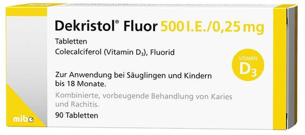 Dekristol Fluor 500 I.E./0,25mg Tabletten (90 Stk.)