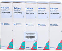 Calcium Sandoz Forte 500 mg Brausetablet - Reimport 100 St