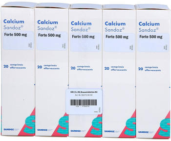 Calcium Sandoz forte 500mg Brausetabletten (100 Stk.)