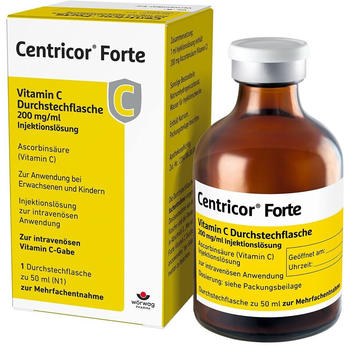 Centricor Forte Vitamin C 200mg/ml Injektionslösung Durchstechflasche (1x50ml)