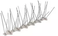 Sarei - Taubenschutz Typ 2 Edelstahl 11 X 33,3 Cm Vogelschutz Taubenabwehr Spikes