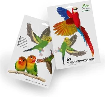 Gardigo Native Birds Vogelschutz-Aufkleber, 5er Set (60110)