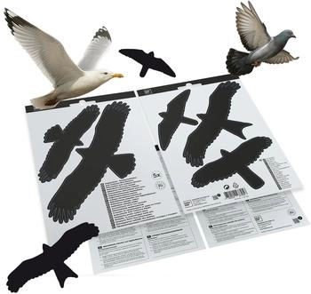 SwissInno Vogelschutz-Fensteraufkleber 5 Stück (1 705 001)