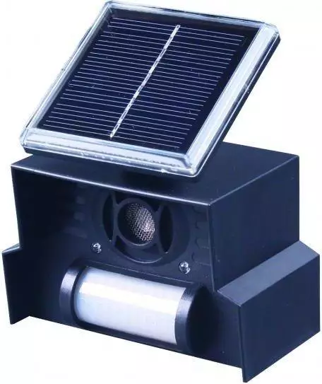 Ultraschall Taubenabwehr BirdBoggle Balkon Und Garten - Solar Vogelschreck Mit Dreibein Stativ - Vogelabwehr Balkon Birdboggle Reling Für Boot - Foto 3