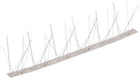 vidaXL 10-tlg. Taubenabwehr Spikes-Set Edelstahl 5 m 5-reihig