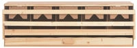 vidaXL 5er Legenest 117x33x38 cm Massivholz Kiefer