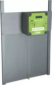 Kerbl Automatische Hühnertür Easy Protect grau