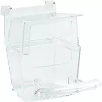 Vogel Futterspender Flamingo Fl 100242 Transparent 6x8x9 Cm