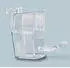 Nobby Futternapf mit Sitzstange transparent