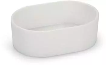 Beeztees Vogelnapf oval Kunststoff weiß