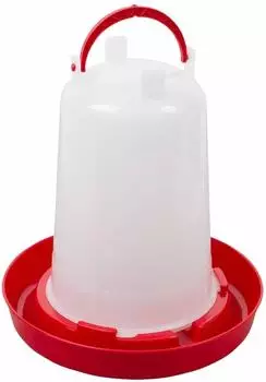 Beeztees Geflügeltränke rot/transparent 6,0 l