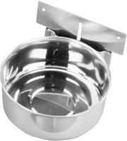 Nobby 38038, Nobby Edelstahlnapf mit Befestigung Platte, Durchmesser: 15 cm