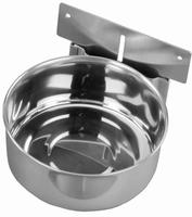Nobby 38036, Nobby Edelstahlnapf mit Befestigung Platte, Durchmesser: 10 cm