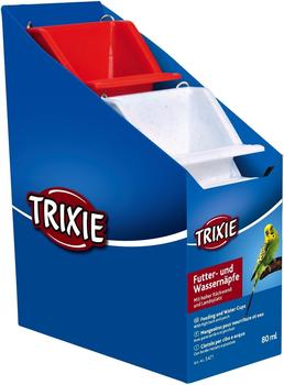 Trixie Sortiment Hängenäpfe mit Drahthalter Kunststoff 200ml 12 Stück (5473)