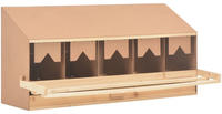 vidaXL 5er Legenest 117x33x54 cm Massivholz Kiefer