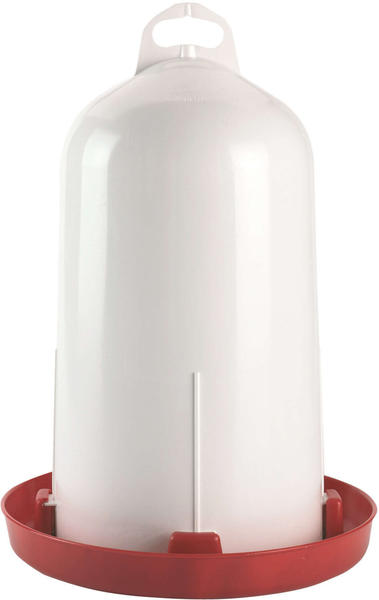 Kerbl Geflügel-Doppelzylindertraenke 12L weiß/rot