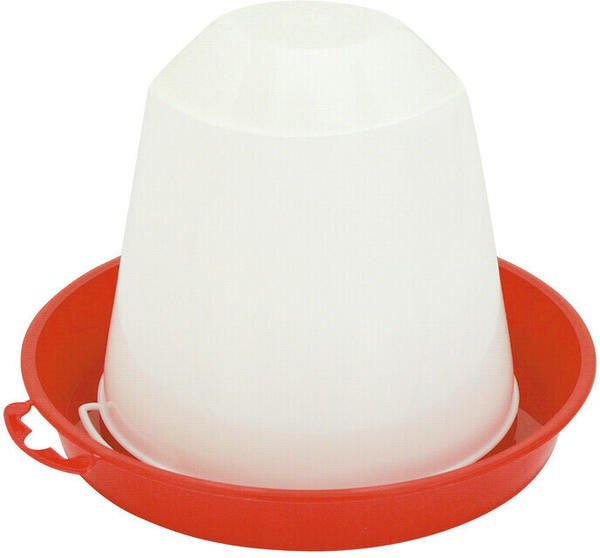 Kerbl Kunststofftränke Küken Hühner weiß / rot 1,5L (70202)