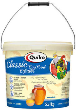 Quiko Classic Eifutter: Kraft- und Aufzuchtfutter für alle Ziervogelarten 5kg