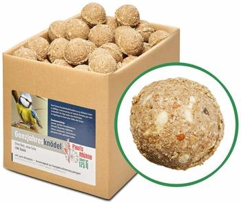 Pauls Mühle Ganzjahresknödel mit Insekten und Trockenfrüchten ohne Netz 100 Stück