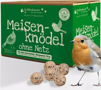 Futterbauer Meisenknödel ohne Netz Ganzjahresvogelfutter 200x90g