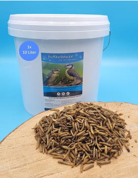 Futterbauer Soldatenfliegenlarven getrocknet 1,5kg Eimer