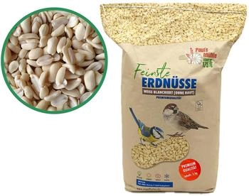Pauls M&uuml;hle Erdn&uuml;sse wei&szlig; blanchiert ohne Haut 5kg