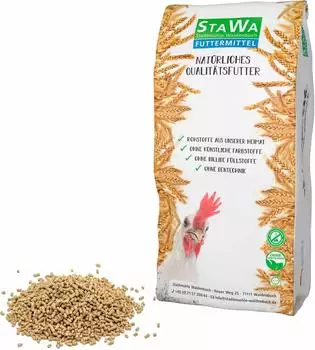 StaWa Hühnerfutter mit natürlichem Milbenkomplex 3 mm Pellets 10 kg