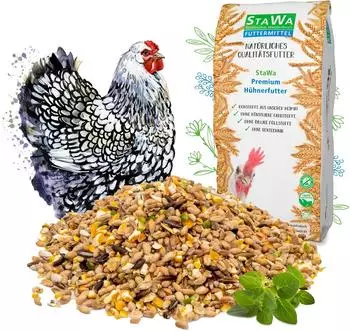 StaWa Premium Hühnerfutter mit Oregano-Öl und Pfefferminz-Öl 10 kg
