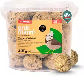 Erdtmanns Sommer-Meisenknödel ohne Netz 35 Stk.