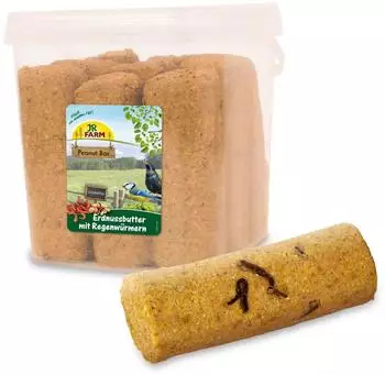JR FARM Peanut Bar mit Regenw&uuml;rmer 3,15kg