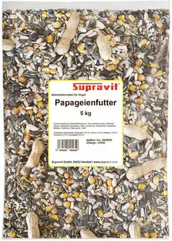Supravit Papageienfutter Premium Futtermischung f&uuml;r Papageien 5kg