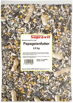Supravit Papageienfutter f&uuml;r Papageien Aller Arten 2,5 kg