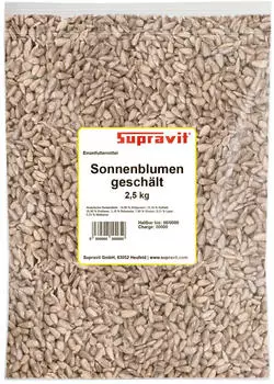 Supravit Sonnenblumenkerne gesch&auml;lt 2,5kg Beutel
