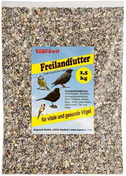 Supravit Freilandfutter f&uuml;r Freiland- & Wildv&ouml;gel 2,5 kg
