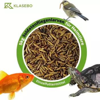 Klasebo Soldatenfliegenlarven getrocknet (Hermetia illucens) 10 kg