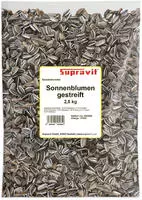 Supravit Sonnenblumenkerne I Vogelfutter I energiereiches Wildvogelfutter als