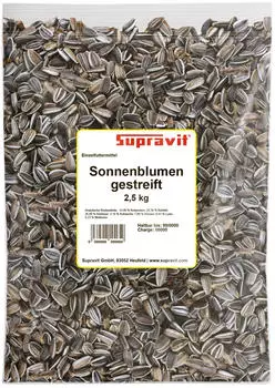 Supravit Sonnenblumenkerne energiereiches Streufutter f&uuml;r das ganze Jahr 2,5 kg