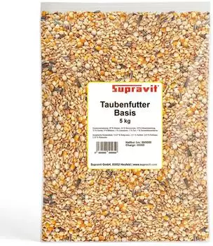 Supravit Taubenfutter BASIS nahrhaftes Allroundfutter 5 kg
