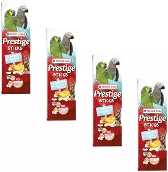 Versele-Laga Versele Laga Prestige Sticks Papageien mit Banane & Kokostopping 140 g