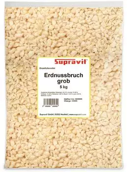 Supravit Gehackte Erdnüsse Vogelfutter 5kg