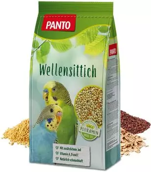 Panto WELLENSITTICHFUTTER MIT PLURAMIN 4x2,5kg