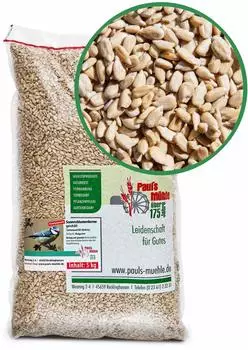 Pauls Mühle Sonnenblumenkerne geschält 5 kg (Ernte 2025)
