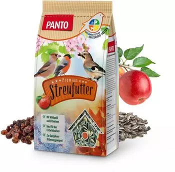 Panto Streufutter für Wildvögel mit Wildapfel 1,7 kg