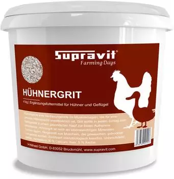 Supravit Hühnergrit Geflügelgrit 4 kg